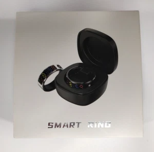 BT Smart Ring Health & Fitness Tracker Size 11 w/Charger GOLD - Picture 1 of 5