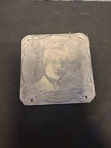 Printing Press Plate Block Metal Lettering Tom Mix Direction William Fox Kicker - Picture 1 of 14
