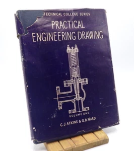 Practical Engineering Drawing Vol. One, by CJ Atkins and GB Ward, 1948, H/B - Picture 1 of 21
