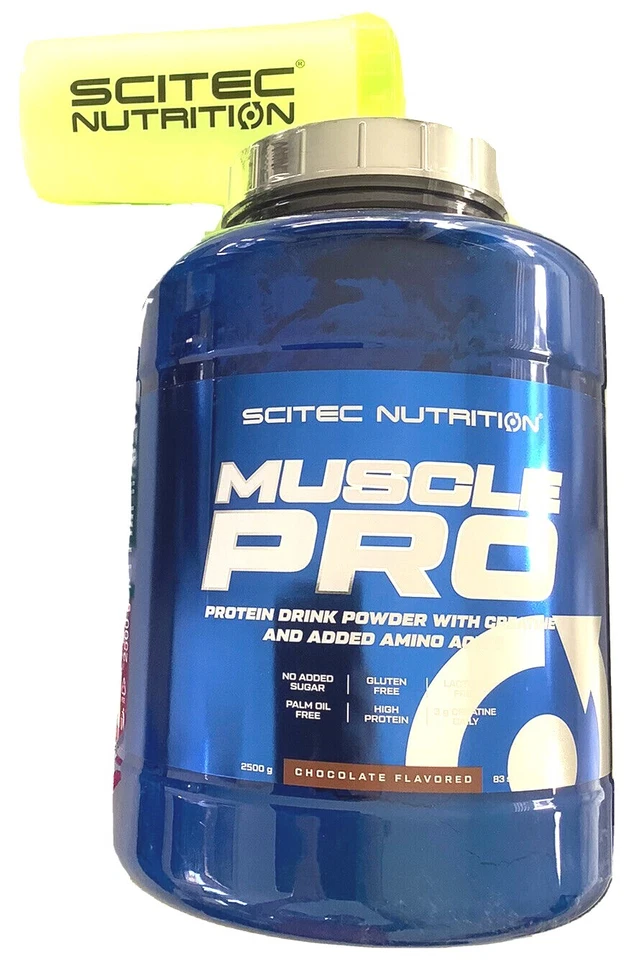 (17,04€/kg)Scitec Nutrition Muscle Pro 2,5 kg(2500g) Protein Creatin+Shaker