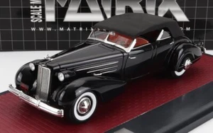 MODELLINO AUTO STATICO MATRIX CADILLAC V16 DUAL COWL SPORT PHEATON 1937 1/43 - Foto 1 di 7