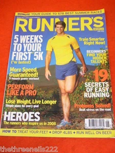 RUNNERS WORLD - RUN WELL ON BEER - JUNE 2008 - Picture 1 of 1