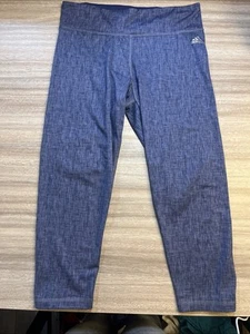 Adidas Climalite Damen Cropped Leggings Lila Medium - Bild 1 von 5