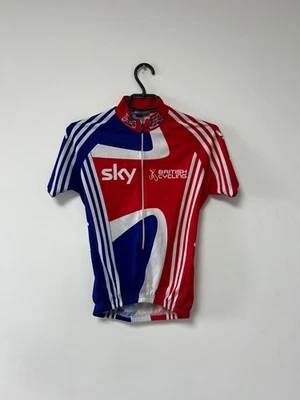 British Cycling Jersey Racing Shirt Sky 2011 Adidas P14030 Uk GB Women Sz Xs - Image 1 of 4