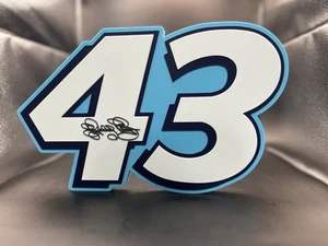 Richard Petty 43 Logo Schild Display | 3D Wand Schreibtisch Regal Kunst - Bild 1 von 4