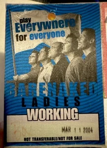 BARENAKED LADIES - PLAY EVERYWHERE - MAR 11, 2004 - NOKIA LIVE TEXAS - BACKSTAGE - Picture 1 of 1