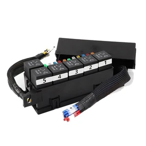 Tidy Organization Prewired Relay Fuse Box Kit for Vehicle Applications - Picture 1 of 11