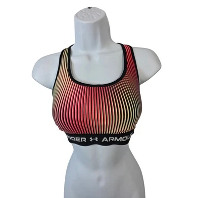 Under Armour Medium Sports Bra Workout Fitness Activewear Criss Cross Back / B52 - Image 1 of 4