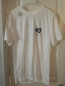 Men's Nike Dri-Fit KD Short Sleeve Black & White T-Shirt Size M NWT - Picture 1 of 3