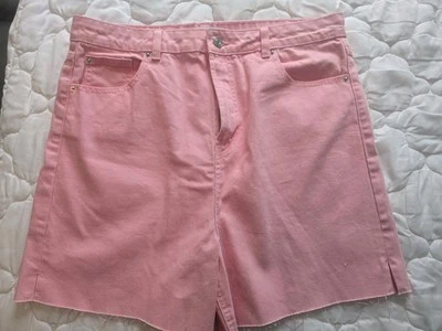 New Women's Pink Denim N Co Shorts Size 16 - Image 1 of 2