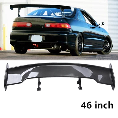 47" Fiber Rear Trunk Spoiler Wing Adjustable GT-Style For Acura Integra Foto 1 de 4