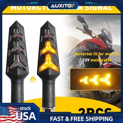 Luces LED de giro para motocicleta Kawasaki Ninja 500R 250R 650R Foto 1 de 4