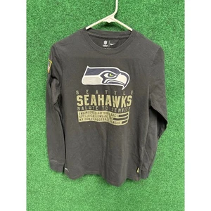Nike Seattle Seahawks NFL Salute to Freedom Military Camo Long Sleave Shirt XL - Picture 1 of 6