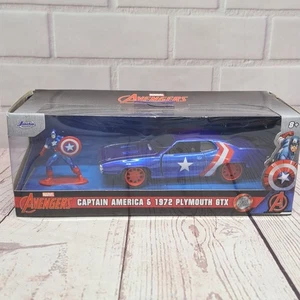 2023 Jada Toys 1972 Plymouth GTX Captain America Marvel Avengers Sealed Box - Bild 1 von 6