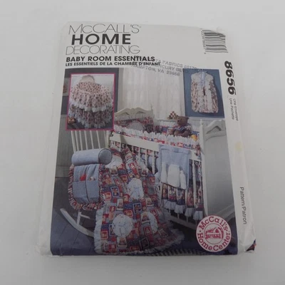 McCalls 8656 Sewing Pattern Baby Room Essentials Quilt Bag Vintage 1997 Uncut - Image 1 of 3