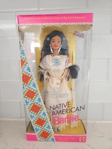 Native American Barbie Mattel 1992 Dolls of the World Special Edition  #1753 New - Picture 1 of 7