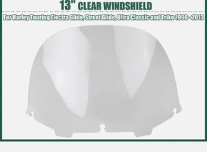 Amazonia 13”Clear Windshield Windscreen For Harley Touring Street Glide 96’-13’ - Bild 1 von 3