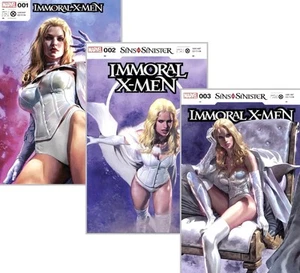 Immoral X-Men ~ Complete Set (issues 1-3) Emma Frost Exclusive Variants 2023 - Picture 1 of 7