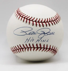 Pete Rose Signed Rawlings Bud Selig Baseball "Hit King" - Mounted Memories - Picture 1 of 2