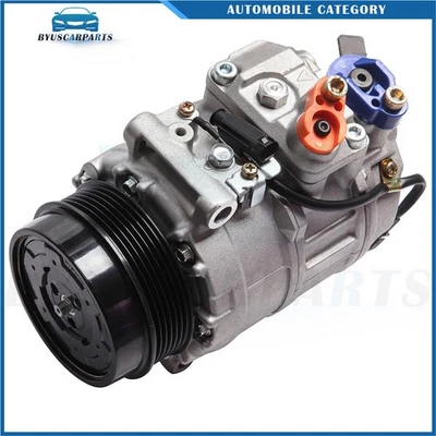 A/C AC Compressor and Clutch For Mercedes-Benz S550 CL550 2007-2009CO 11240C 12V Foto 1 de 4