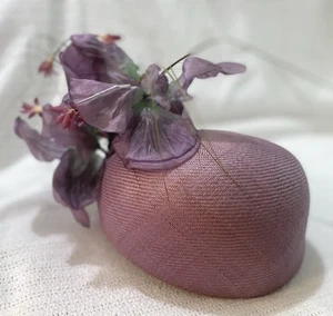 Cappello da sposa vintage viola Jack McConnell New York con scatola  - Foto 1 di 24