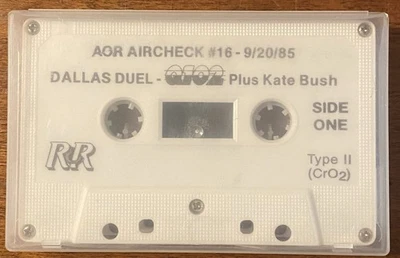 KATE BUSH Hounds Of Love 1985 US PROMO CASSETTE Dallas AIRCHEC K Interview - Image 1 of 3