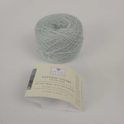 Hilo de encaje Swans Island colección colores naturales vidrio de mar YL 130 50 g 550 yardas Foto 1 de 4