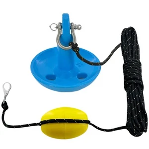 Marine Mushroom Anchor Kit 12 lb Blue PE Coated Kayak Anchor Accessories with... - Picture 1 of 7