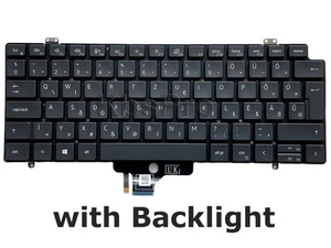 Hungarian Keyboard for Dell Latitude 7410, 14 7410 2-in-1 Backlit Magyar QWERTZ - Afbeelding 1 van 5