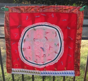 Edredón de arte popular afroamericano Hattie Childress Memphis TN Mandela King 2013 - Imagen 1 de 13