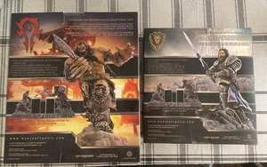 World of Warcraft 2016 estatuas de combate de Lothar y Duratan/muelles de carga de teléfonos - Imagen 1 de 6