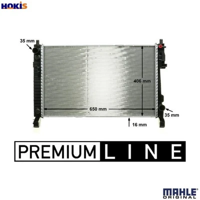 RADIATOR ENGINE COOLING CR 661 000P FOR MERCEDES-BENZ M 266.960 OM640.941 2.0L - Image 1 of 4