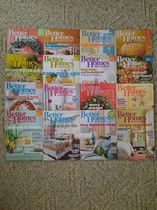 Lot 16 Better Homes and Gardens Magazines 2010 2011 2013 2014 Magazine Recipes - Picture 1 of 21