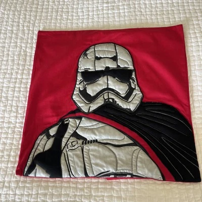 Pottery Barn Kids Star Wars Storm Trooper Decorative Sham Red - Image 1 of 4