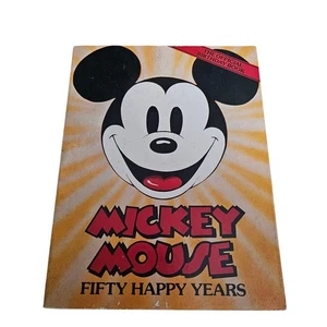 Mickey Mouse Fifty Happy Years Book Paperback - Foto 1 di 3