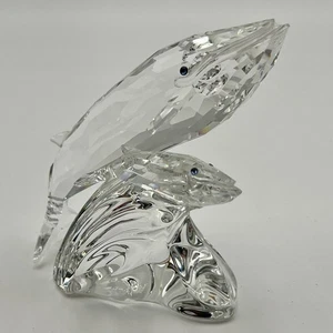Swarovski Crystal - Care for me Whales MIB RETIRED 44 - Picture 1 of 8