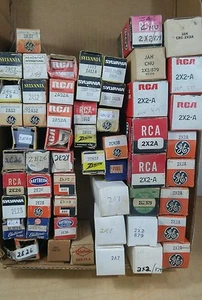 1 X VACUUM TUBE 2AS2A,2BU2-2AH2,2A5,2A7,2AS15A, 2E26,2C40, 2X2A + MORE L#51 - Picture 1 of 4