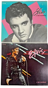 Elvis Presley Kalender Konvolut: 1990 & 1991 guter Zustand selten Sammlerstück - Bild 1 von 19