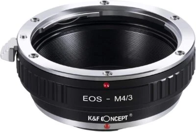 Lens Mount Adapter for Canon EOS Lens to Micro Four Thirds (MFT, M4/3) - Image 1 of 4