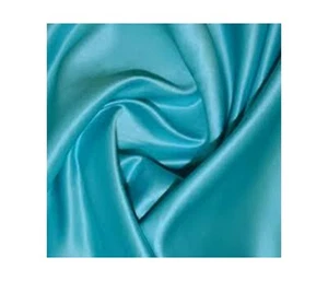 GROSSHANDEL 10 MT Uni Satin Stoff TÜRKIS AQUA 60" Hochzeit Drapierung Kulissen - Bild 1 von 1