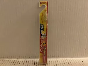 Colgate Plus Power Rangers Yellow Ranger Extra Soft Child PINK toothbrush (1995) - Picture 1 of 10