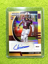 Jeremy Chinn AUTO PRIZM ROOKIE CARD # /149 SP RC 2021 JEREMY CHINN Prizm SALUKIS