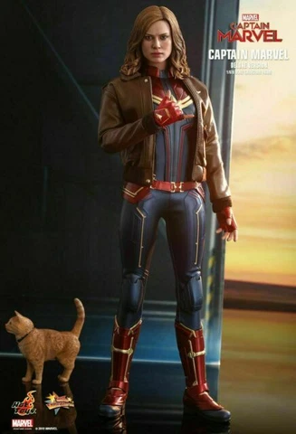HOT TOYS Captain Marvel DELUXE Version  MMS522 SEALED IN DOUBLE BOX MINT SHIPPER Cover