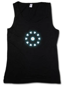 ARC REACTOR I TANK TOP GYM T-SHIRT Iron Avengers Tony Stark Man Mark Invincible - Picture 1 of 2