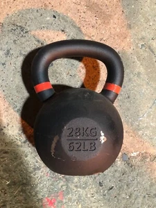 28kg Cast Iron Black Kettlebell never been used. - Picture 1 of 3