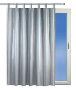 WENKO Thermo Vorhang Gardine Blickdicht Kräuselband Türen Fenster Schutz 130x200 - Bild 1 von 5