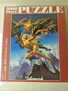 "Anyea" by Julie Bell Boris Vallejo Tidemark Puzzle 1000 Pc Phoenix Dragons GOT - Picture 1 of 5