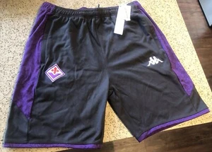 ACF Fiorentina 23/24 Kappa Player Issue Presentation Shorts Soccer EU 2XL US XL - Picture 1 of 8
