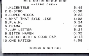 Sylk Smoov Self Titled S/T PROMO ADVANCE DEMO Cassette Tape Album Hiphop Rap - Picture 1 of 2
