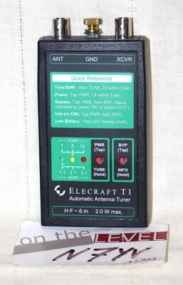 ELECRAFT T1 SINTONIZZATORE ANTENNA AUTOMATICO +GARANTITO + SPEDIZIONE GRATUITA - Immagine 1 di 4